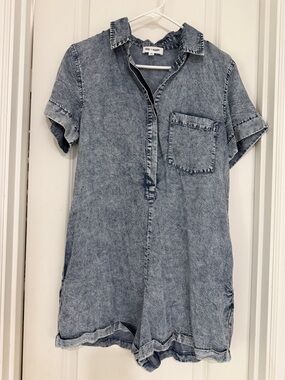 day & mood Blue Denim Romper